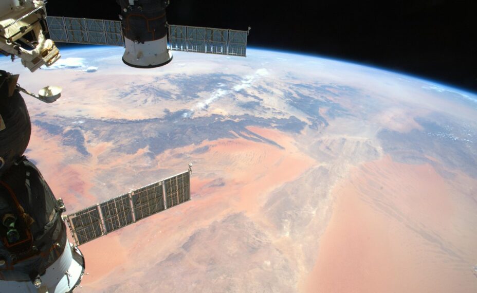 Вид на пустыню Сахара из космоса. Фото: ESA/via Globallookpress.com
