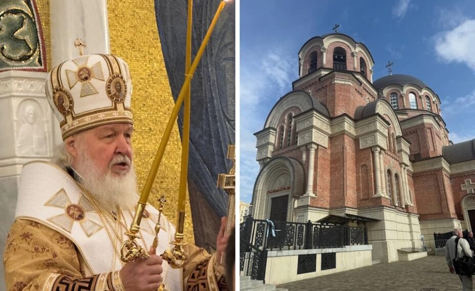 Чин великого освящения храма св. великомученика Георгия Победоносца совершил Патриарх Московский и всея Руси Кирилл. Фото: Дмитрий КУТЕПОВ