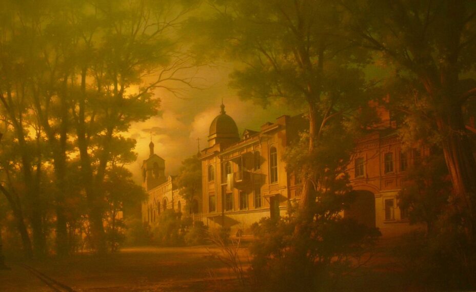 Фактура письма художника ровная, а живописный мазок едва проступает, создавая особую свето-воздушную среду. Фото: Музей Современного ИЗО на Дмитровской